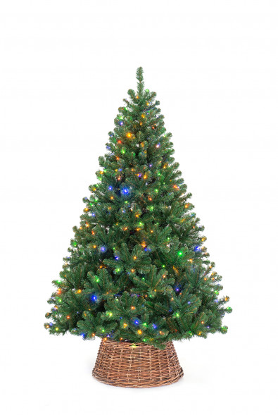 Искусственная елка Звездная 300 см., 960 мульти+теплых белых LED ламп мягкая хвоя, ЕлкиТорг (189300) оптом