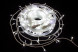 Светодиодная нить с мерцающим диодом 40 м., 220V, 400 холодных белых LED ламп, белый провод ПВХ, соединяемая, Winner Light (w.01.6w.400+) 