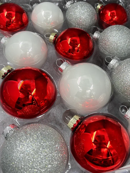 Набор стеклянных шаров Морозная рябина 26 шт., Christmas DeLuxe (88723) 