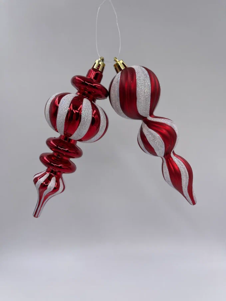 Набор пластиковых украшений Рождественская карусель,  2 шт., Christmas DeLuxe (89260) 