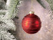 Набор стеклянных шаров Грааль 70 мм., 18 шт., красный, Christmas DeLuxe (14751) 