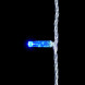 Светодиодная гирлянда с колпачком 100 разноцветных LED ламп 10 м., мерцание, 24В., прозрачный провод ПВХ, IP65, LTC (PST100BLWCAP-10-1M) 