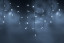 Светодиодная бахрома 108 холодных белых LED ламп, 3*0.6 м., 220В, мерцание, белый резиновый провод, Teamprof (TPF-i3*0.6F-RW/W)
