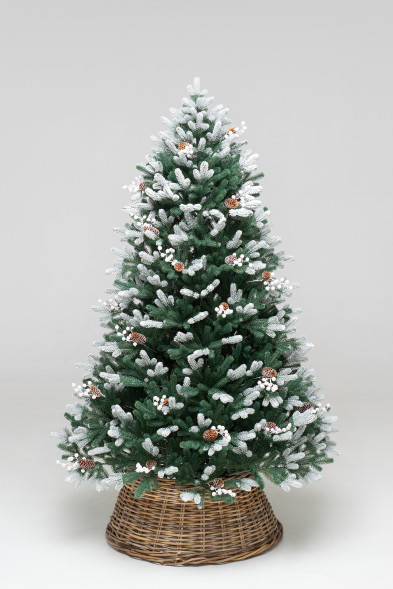 Искусственная елка Амелия заснеженная 120 см., 100% литая хвоя, ЕлкиТорг (163120) оптом