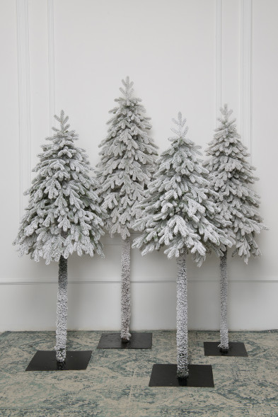 Искусственная елка Тароко заснеженная 150 см., 100% литая хвоя, ЕлкиТорг (198150)