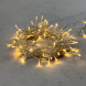 Светодиодная нить 100 теплых белых LED ламп, 10 м., 24В., прозрачный провод ПВХ, LTC (PST100-10-1WW) 