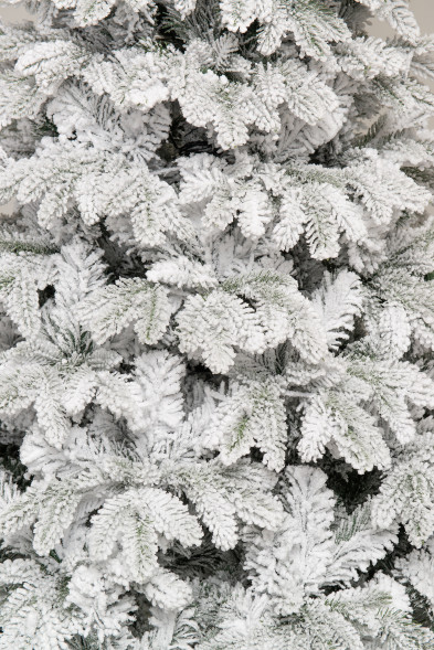 Искусственная елка Камчатская заснеженная 270 см., 749 холодных белых Led ламп., литая хвоя+пвх, ЕлкиТорг (178270) оптом