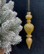 Винтажное украшение подвеска Каприз 17 см., античное золото, Christmas DeLuxe (14007) 
