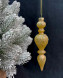 Винтажное украшение подвеска Каприз 17 см., античное золото, Christmas DeLuxe (14007)  