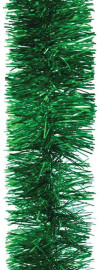 Мишура цвет зеленый, диаметр 100 мм., длина 3 м., ЕлкиТорг (M100green)