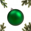 Шар пластиковый матовый 140 мм., зеленый, ЕлкиТорг (150507)