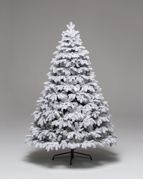 Искусственная елка Камчатская заснеженная 300 см., 840 теплых белых Led ламп., литая хвоя+пвх, ЕлкиТорг (134300) оптом