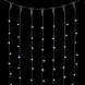 Светодиодный занавес Sealed с супер-мерцанием 2*3 м., 220V., 600 холодных белых LED ламп, черный каучук, Beauty Led (LL602ABL-1-2W) 
