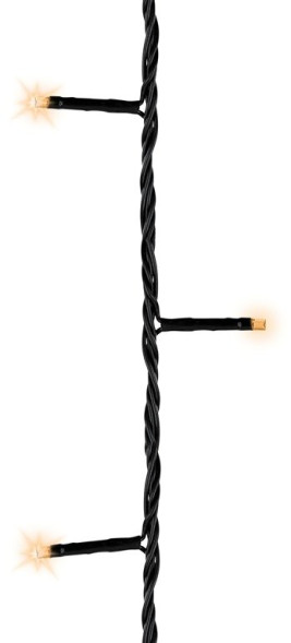 Светодиодная гирлянда с контроллером 13.5 м, 220V., 180 теплых LED ламп, черный ПВХ, Kaemingk (493084) 