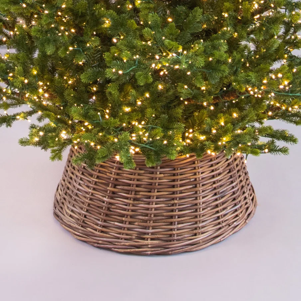 Корзина для декорирования подставки 28х65 см., коричневая, Christmas DeLuxe (83793) 