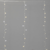 Светодиодный занавес 5.5*3 м., 360 теплых белых LED ламп, облегченный, с мерцанием белого диода, 220В., прозрачный провод ПВХ, IP54, LTC (PCL360NOTBLW-10-2WW)