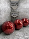 Набор стеклянных шаров Царское бордо 80 мм., 9 шт., Christmas DeLuxe (13886) 