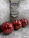 Набор стеклянных шаров Царское бордо 80 мм., 9 шт., Christmas DeLuxe (13886) 