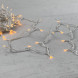 Светодиодная нить 100 желтых LED ламп, 10 м., 220-230В., прозрачный провод ПВХ, LTC (PST100-10-2Y) 