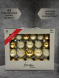 Набор стеклянных шаров Брызги шампанского 42 шт., Christmas DeLuxe (87159) 
