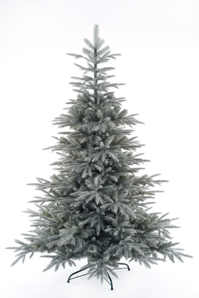 Искусственная ель Меркурий дымчатая 240 см, Литая хвоя+ПВХ, Max Christmas (ЕМЕС24) 