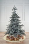 Искусственная ель Меркурий дымчатая 240 см, Литая хвоя+ПВХ, Max Christmas (ЕМЕС24)