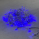 Светодиодная нить 100 синих LED ламп, 10 м., 220-230В., прозрачный провод ПВХ, LTC (PST100-10-2B) 