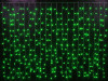 Светодиодный облегченный занавес 2*1.5 м., 220V, 300 зеленых LED ламп, прозрачный ПВХ провод, Rich LED (RL-CS2*1.5-T/G)