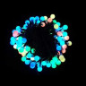 Светодиодная нить шарики с пультом 11,5 м., 220V, 96 разноцветных LED ламп, диаметр шарика 1.6 см, черный провод, Winner Light (m.01.5B.96-1.6ball) 