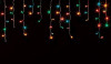 Электрическая гирлянда Бахрома 4м 200led мультицвет (02.6Т.200)