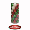 Набор пластиковых шаров Калейдоскоп 60 мм., 35 шт., Christmas DeLuxe (89286)