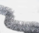 Мишура цвет серебро, диаметр 100 мм., длина 3 м., ЕлкиТорг (M100silver) 