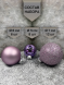 Набор стеклянных шаров Лавандовый микс 26 шт., Christmas DeLuxe (86774) 