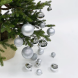 Набор пластиковых шаров Гамма 46 шт, серебро, Christmas DeLuxe (88021) 