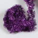 Мишура цвет фиолетовый, диаметр 100 мм., длина 3 м., ЕлкиТорг (M100purp) 