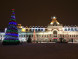 Уличная светодинамическая елка Уральская зеленая 26 м., каркасная, ПВХ, Green Trees (GT26URPVCLED) 