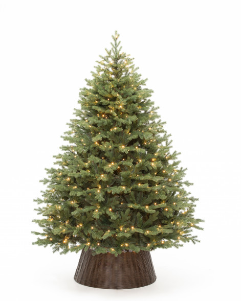 Искусственная елка Графская Премиум 180 см., 330 теплых белых LED ламп, Литая хвоя+ПВХ, ЕлкиТорг (137180) оптом