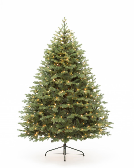 Искусственная елка Графская Премиум 210 см., 500 теплых белых LED ламп, Литая хвоя+ПВХ, ЕлкиТорг (137210) оптом