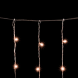 Светодиодный занавес 2*3 м., 600 экстра теплых белых LED ламп, облегченный, прозрачный провод ПВХ, LTC (PCL600NOT-10-2EWW) 