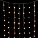 Светодиодный занавес 2*3 м., 600 экстра теплых белых LED ламп, облегченный, прозрачный провод ПВХ, LTC (PCL600NOT-10-2EWW) 