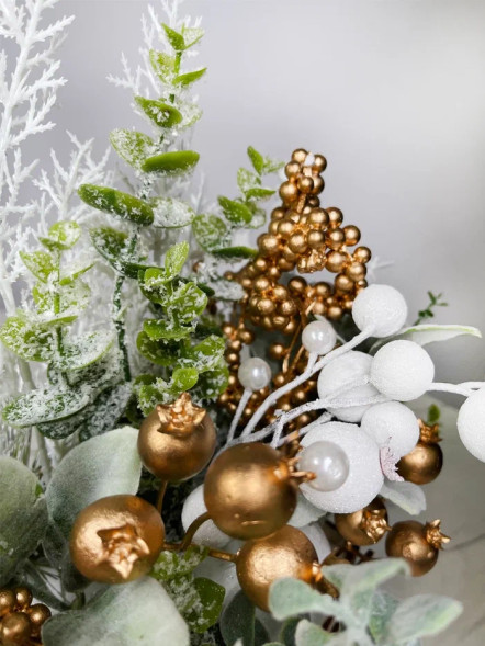 Новогодняя настольная композиция в коробе 35 см., Christmas DeLuxe (89298) 