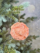 Винтажный шар Сокровища Посейдона - Порфира, 10 см., персиковый, 1 шт., Christmas DeLuxe (86564) 