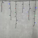 Светодиодная бахрома 4,9*0,5 м., 240 разноцветных LED ламп, черный провод ПВХ, Beauty Led (PIL240-11-2M) 
