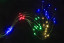 Светодиодная роса-хвост 2 м., 10 лучей, 200 разноцветных LED ламп, зеленый провод, Winner Light (m.18.4G.200)