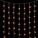 Светодиодный занавес 2*3 м., 600 желтых LED ламп, облегченный, прозрачный провод ПВХ, LTC (PCL600NOT-10-2Y) 
