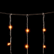 Светодиодный занавес 2*3 м., 600 желтых LED ламп, облегченный, прозрачный провод ПВХ, LTC (PCL600NOT-10-2Y) 