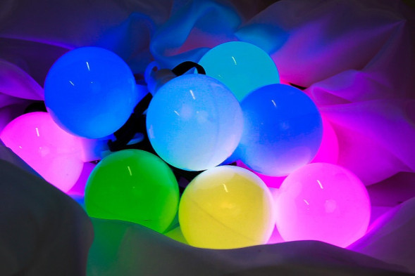 Гирлянда нить уличная Lets Party LED 10 ламп 5 м. синий Winner (GL7002-blue) 