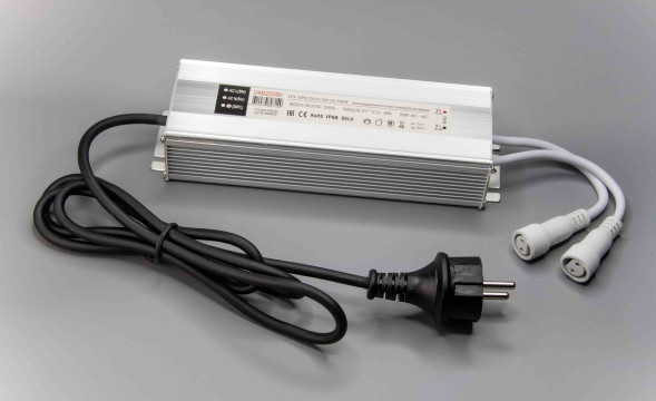Импульсный источник питания 220/24 В, 200 Вт, Белый провод, Teamprof (TPF-SPS220AC/DC24-200W) 