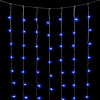 Светодиодный занавес 2*3 м., 600 синих LED ламп, облегченный, прозрачный провод ПВХ, LTC (PCL600NOT-10-2B)