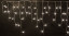 Светодиодная бахрома 3*0.5 м., 220V, 112 теплых белых LED ламп, прозрачный силиконовый провод, Rich LED (RL-i3*0.5-T/WW)